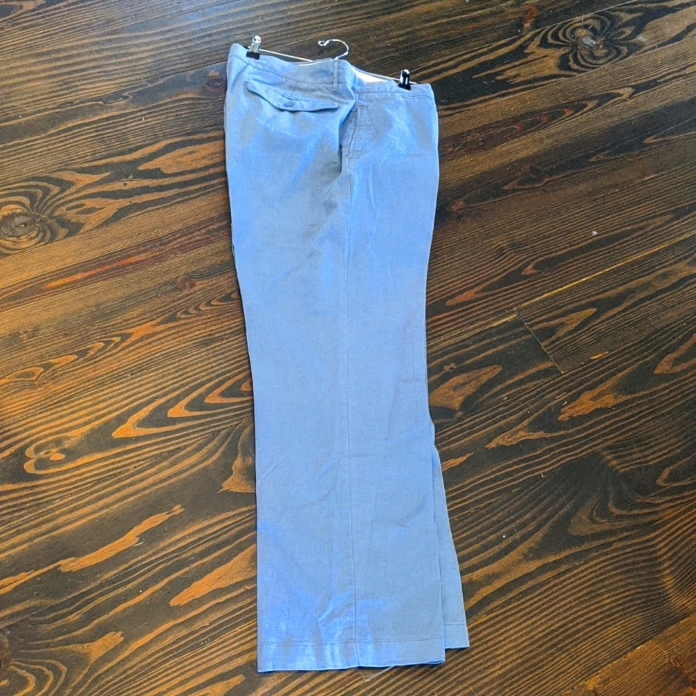 Grayers Linen Cotton blend pants 40-34, soft blue - Picture 2 of 7